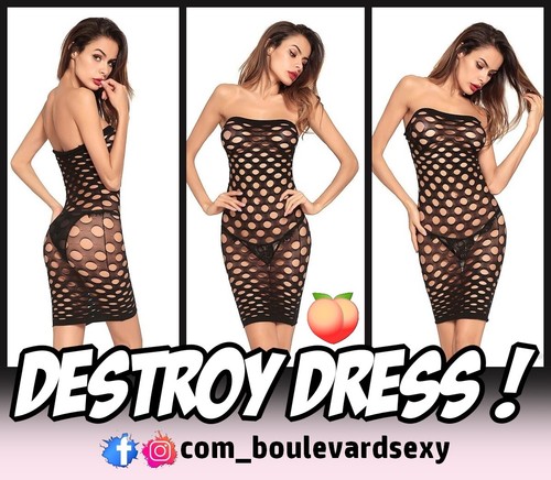 Robe noire sexy club - robe,