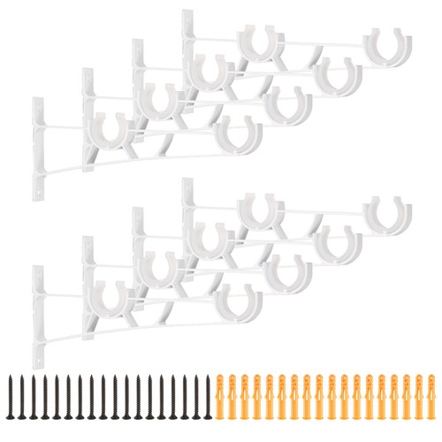 8pcs supports pour rideaux - pour,