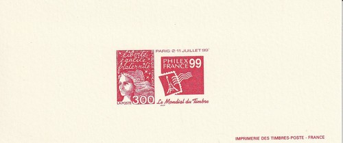 Gravure epreuve timbre - gravure,