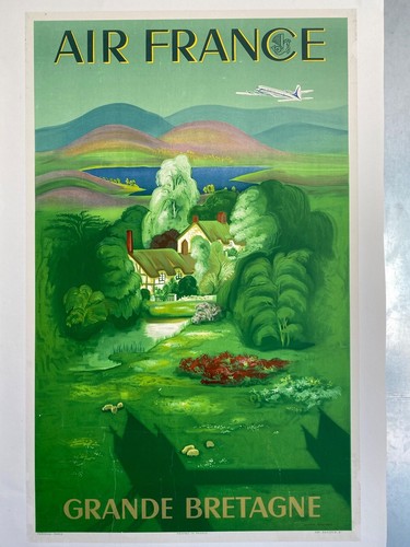 Affiche ancienne air - ancienne, france