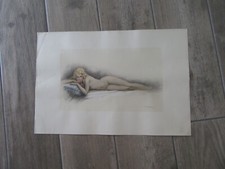 CURIOSA GRANDE GRAVURE FEMME