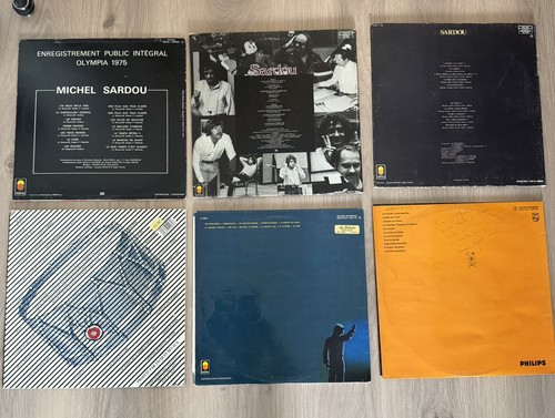 Lot vinyles michel sardou - vinyles,