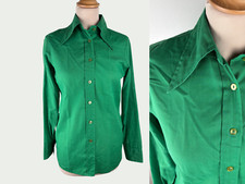Chemise verte vintage années