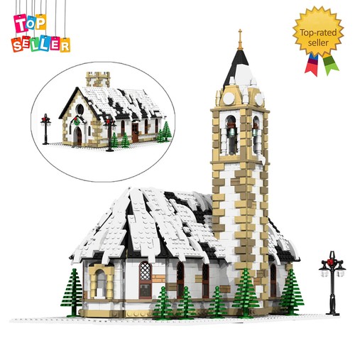 6195 winter village - 6195, church