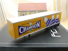 REMORQUE SEMI 2 ESSIEUX "CHAMPION" CONTAINER N°38  1/43éme IXO ALTAYA Neuf