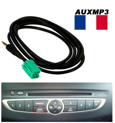 Cable aux renault laguna - aux,