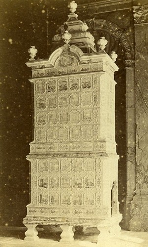 Castle stove faience - stove,