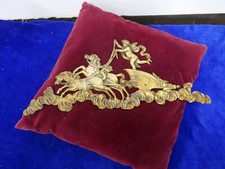 grand bronze doré style Empire,cupidon sur son char,en 1885,N°3038,L 41cm