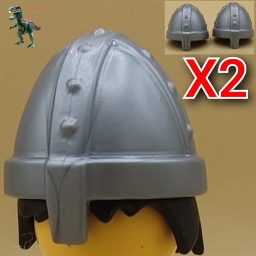Playmobil casque normand - x2,