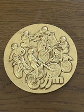 Médaille Bronze - Championnat De France De Moto-cross 1985 - Sidecar 
