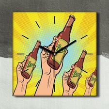 Horloge décorative sur toile