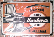 plaque publicitaire en tôle