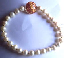 bijou bracelet boule perles d eau douce de culture