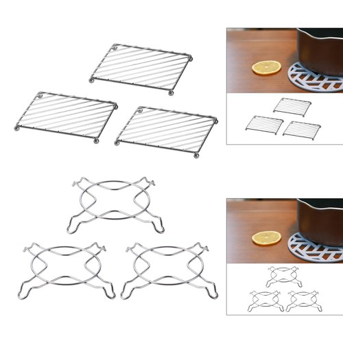 3pcs metal pot holders - 3pcs,