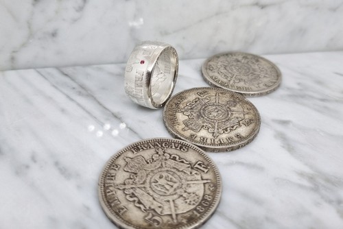 Bague pièce monnaie - pièce,