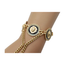 Femme Plaqué Or Métal Main