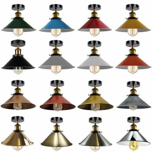 Plafonnier industriel vintage - plafonnier,