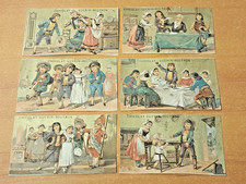 6 chromos chocolat Guérin boutron, noces Bretonne