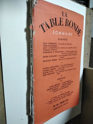 Table ronde 135 mars - table, n°