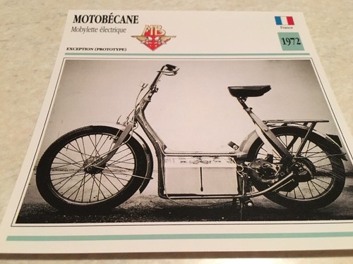 Carte moto motobécane - carte,