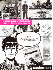 PUB  ALBUM " CORTO MALTESE " La JEUNESSE  " par HUGO PRATT  1986