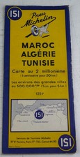 Carte MICHELIN N° 151 Maroc