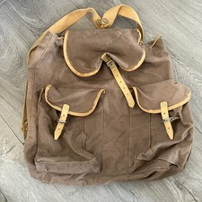 Ancien authentique Sac a dos kaki en toile LAFUMA Rando Montagne années 50-60