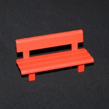 Playmobil zoo banc rouge 6634