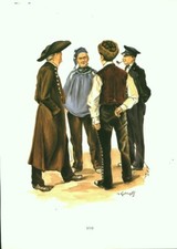 Gravure ancienne Alsace 1970