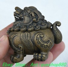 2.3''Old Dynasty Bronze Foo Fu