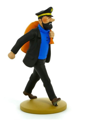 Herge tintin haddock striding - tintin,