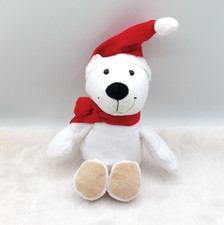 Doudou peluche ours polaire