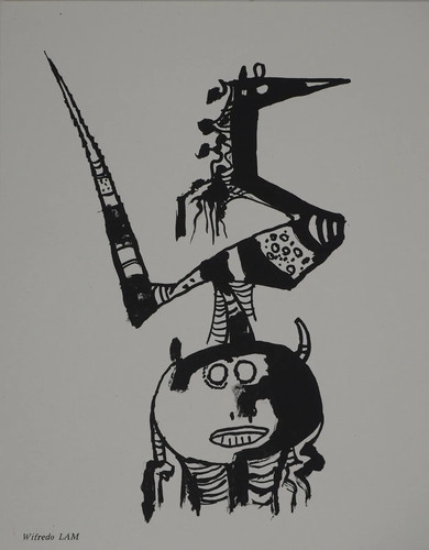 Wifredo lam animaux - wifredo,