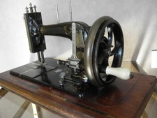 ANTIQUE SEWING MACHINE Winselmann old Hand Crank TOOLS vintage century iron