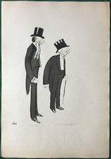 Lithographie originale de SEM - 1904 - Album Paris - Planche n°25