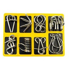 Casse-tête En Fil De Métal Test QI Jeux D' Jouets Cerveau Teaser Casse Fr