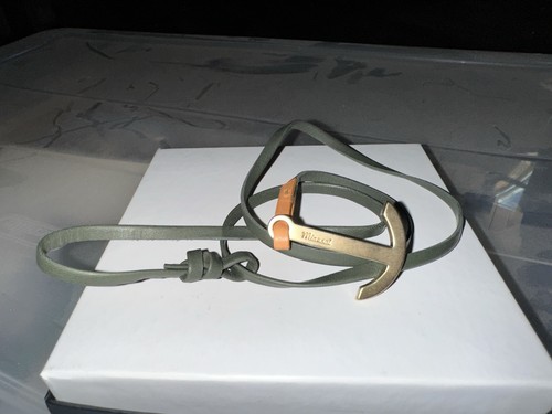 Miansai green leather wrap - miansai,
