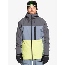 Quiksilver Sycamore Veste Dark Shadow 10k 2025 Veste Snowboard Ski Nouveau S M