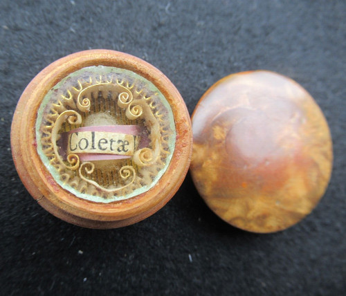 Ancien reliquaire coletae - ancien,