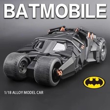 ✅Modèle figurine Batmobile 1:18 Batman The Dark Knight Lumière Alliage DC Comics