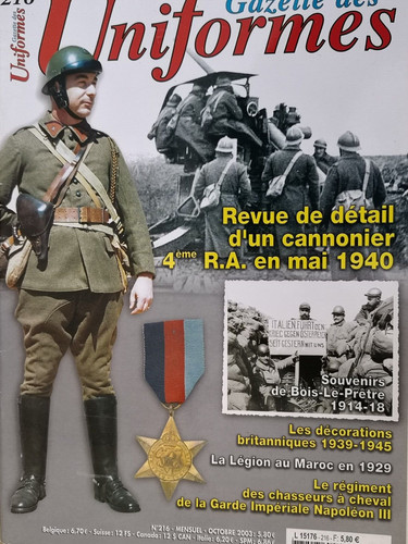 Gazette des uniformes 216 - des,