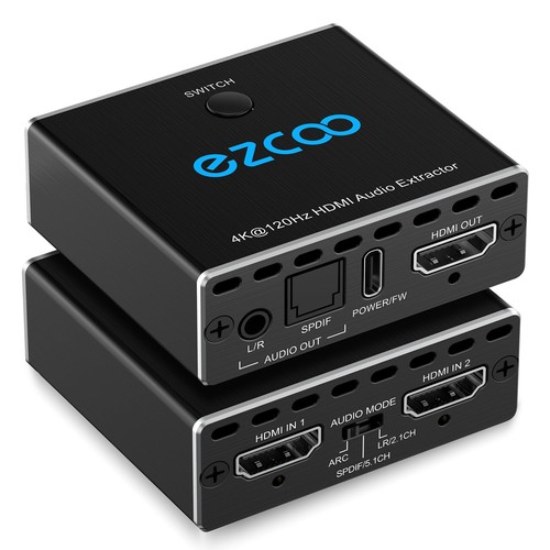 Hdmi audio extractor 2x1 - 2.1,
