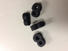 Lot de 4 caoutchoucs d'origine NOS pour lampe HOUILLON Laxou Nancy