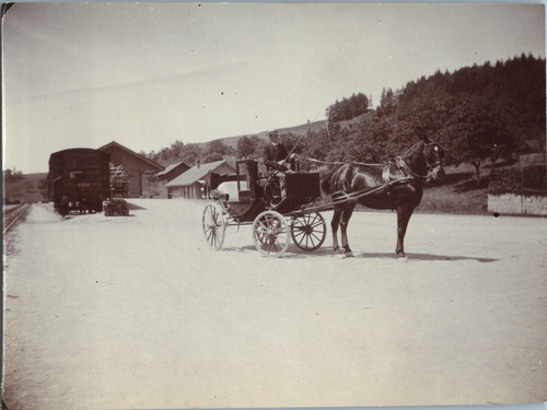 Angleterre voiture cheval - voiture,