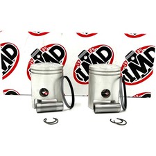 Yamaha RD125DX RD125 Double 1E7/466-1163X-01-97 Piston Kits (2) + 0.50mm/43.5mm