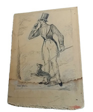 BEAU DESSIN AU CRAYON signé Aimée RAPIN, artiste-peintre suisse