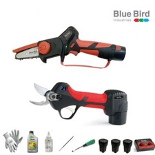 Trousse Élagage BLUE BIRD Ciseau Ps 22-23 + Sécateur Cs 22-04 + 3 Batterie