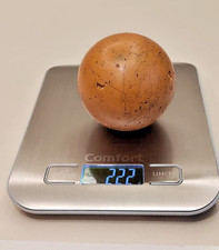 Boule de billard soviétique en bakélite diamètre 70 mm n° 14 URSS Rare Retro