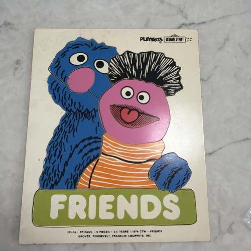 Sesame street wooden - sesame, puzzle
