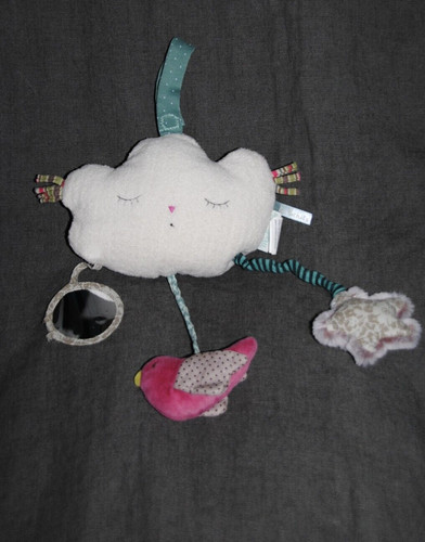 Doudou nuage musical moulin - musical,